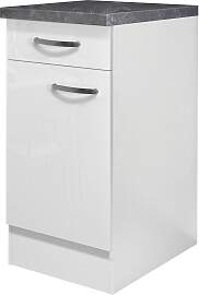 Küchenunterschrank Alba Weiß