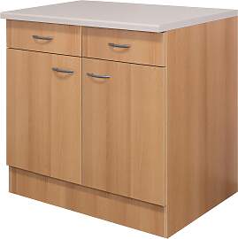 Küchenunterschrank in Buchefarbe 'Nano'