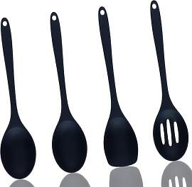 Küchenutensilien Set, 4 Stück Schwarze