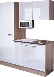 Küchenzeile FLEX-WELL "Florenz", weiß