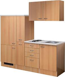 Küchenzeile FLEX-WELL "Nano", braun