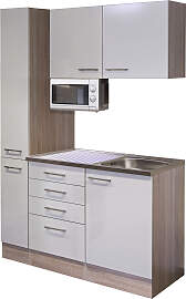 Küchenzeile FLEX-WELL "Nepal", beige