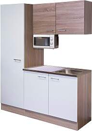 Küchenzeile FLEX-WELL "Samoa", weiß