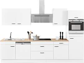 Küchenzeile OPTIFIT "Elga", weiß