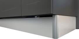 Küchenzeile OPTIFIT "Parma", grau