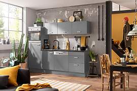 Küchenzeile OPTIFIT "Parma", grau