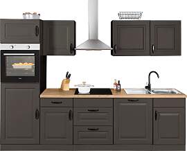 Küchenzeile WIHO KÜCHEN "Erla", grau