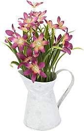 Künstliche Blume Sternblume in Kanne Frühblüher 