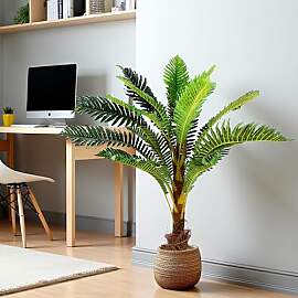 Künstliche Palme 100 cm mit 18 Palmenwedel wie