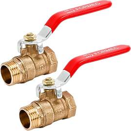 Kugelhahn 1/2 Zoll 2er Set Absperrventil Aus