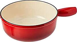KUHN RIKON Fondue Käsefondue Caquelon Eisenguss,