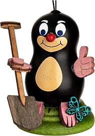Kuhnert Dekoration/Holzfigur Maulwurf Paul - mit