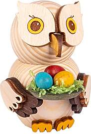 Kuhnert - Dekoration/Holzfigur - Mini Eule mit