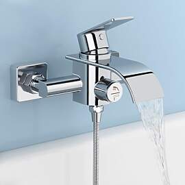 KULACO Badewannenarmatur Wasserfall, Wasserhahn