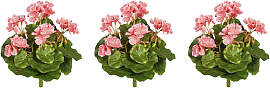 Kunstblume CREATIV GREEN "Minigeranie",