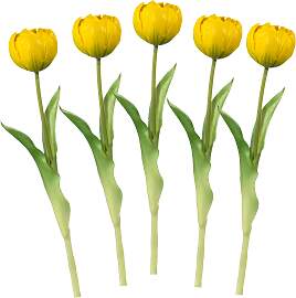 Kunstblume CREATIV GREEN "Tulpe", gelb,