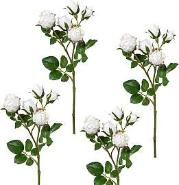 Kunstblume CREATIV GREEN, weiß, H:39cm,
