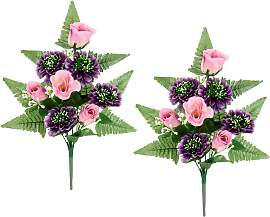 Kunstblume I.GE.A. "Bouquet Rosen und Gerbera 