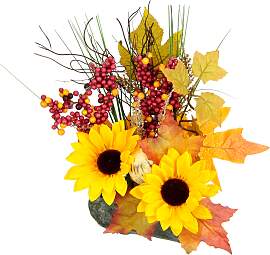 Kunstblume I.GE.A. "Gesteck aus Sonnenblumen