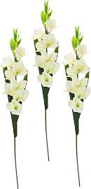 Kunstblume I.GE.A. "Gladiole", weiß,