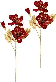 Kunstblume I.GE.A. "Magnolie", rot,