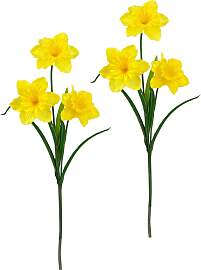 Kunstblume I.GE.A. "Narzissen", gelb,