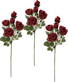 Kunstblume I.GE.A. "Rosenzweig", rot