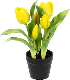 Kunstblume I.GE.A. "Tulpen", gelb,