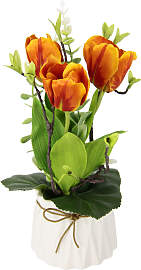 Kunstblume I.GE.A. "Tulpen", orange,