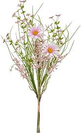 Kunstblume Margeriten-Mix Strauss II Rosa/Grün