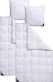 Kunstfaserbettdecke + Kopfkissen HANSE BY RIBECO