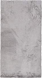 Kunstfell Denise 1 in Silber/Weiß ca. 80x150cm