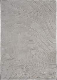 Kunstfell New Wave 2 in Grau ca. 120x170cm