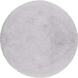 Kunstfell Nico 3 in Grau Ø ca. 80 cm