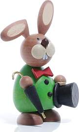 Kunsthandwerk Ullrich Osterhase Gentleman stehend