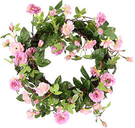 Kunstkranz I.GE.A. "Wildrosen", rosa