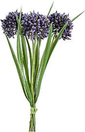Kunstpflanze Allium I Lila/Grün