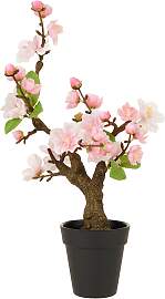 Kunstpflanze Kirschblüten in Rosa ca. 32cm
