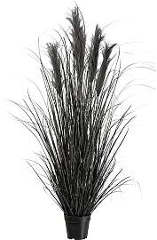 Kunstpflanze Pampasgras I in Schwarz