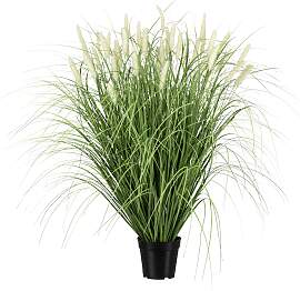 Kunstpflanze Pennisetum I Grün ca. 90cm