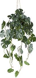 Kunstpflanze Splitphilodendron II Grün/Weiß