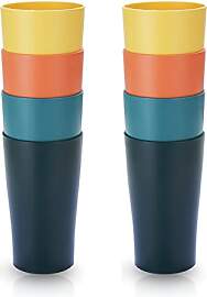 Kunststoff becher 8er, Kaffeetassen 450ml,
