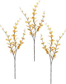 Kunstzweig I.GE.A. "Eukalyptus", orange, 