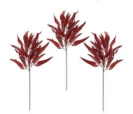 Kunstzweig I.GE.A. "Laubzweig", rot,