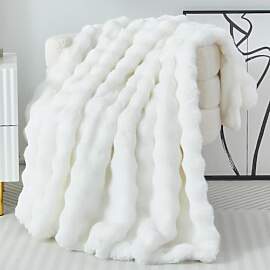 Kuscheldecke Kaninchen Plüsch Flauschige Decke