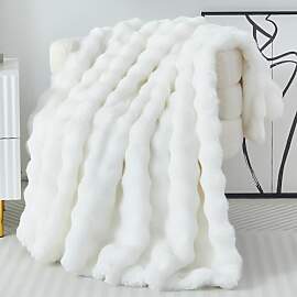Kuscheldecke Kaninchen Plüsch Flauschige Decke