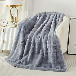 Kuscheldecke Kaninchen Plüsch Flauschige Decke