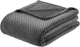 Kuscheldecke Lars Grau ca. 140x180cm