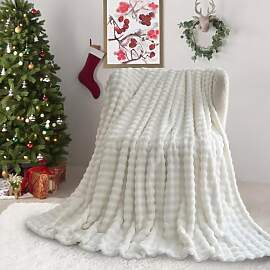 Kuscheldecke Milchsamt Blasen Decke Super Soft