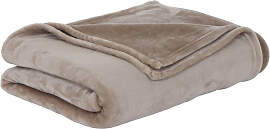 Kuscheldecke REMO, natur ca. 180cm x 220cm